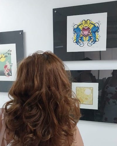fotografía inauguración exposición de arte